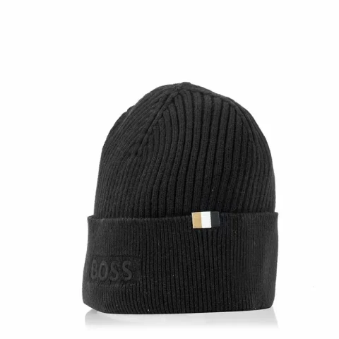 Шапки BOSS – 50522427 MAGICO R HAT BLACK — снимка 2