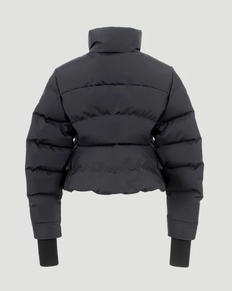 Cropped Down Jacket in Black — снимка 5