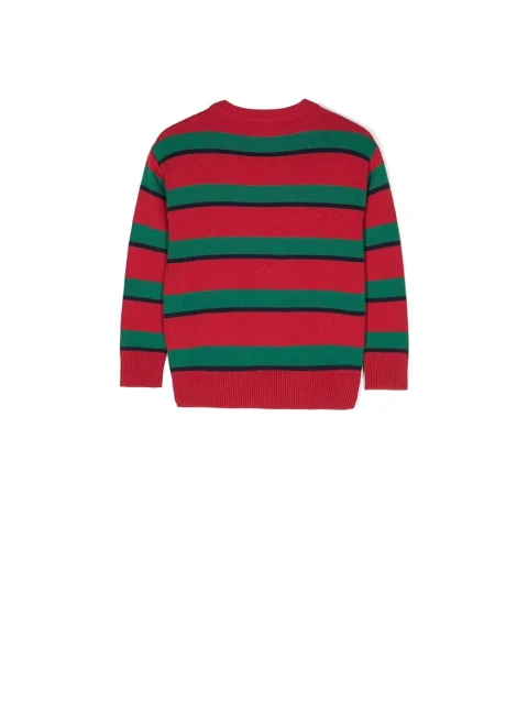 Пуловер с бродерия 'Teddy Bear' Moschino Kids — снимка 3