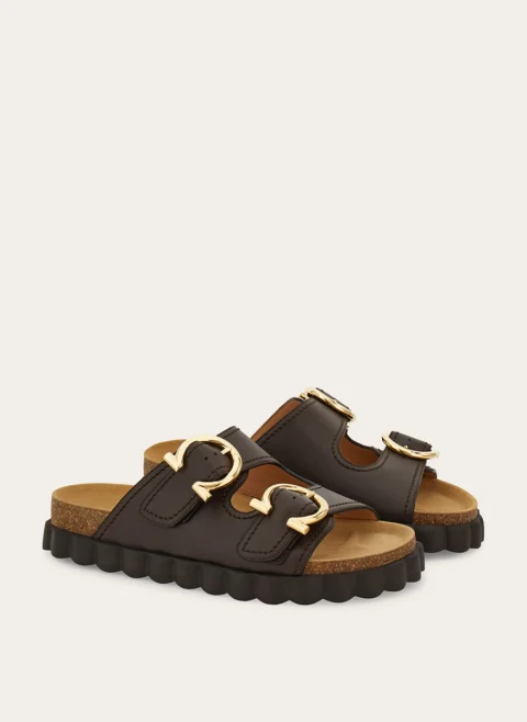 Сандали `Gancini` Ferragamo — снимка 2