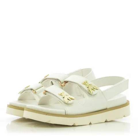 Сандали Момичета PATRIZIA PEPE – PPJ243.06 BIANCO/PLATINO — снимка 3