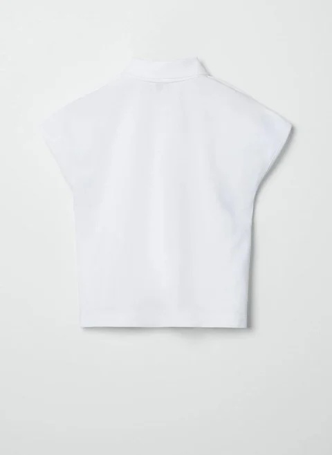 Полошърт с монили Brunello Cucinelli Kids