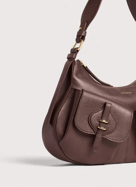Чанта Coccinelle Mavery Pocket Medium Berry — снимка 3