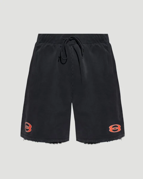 Cotton Logo Shorts