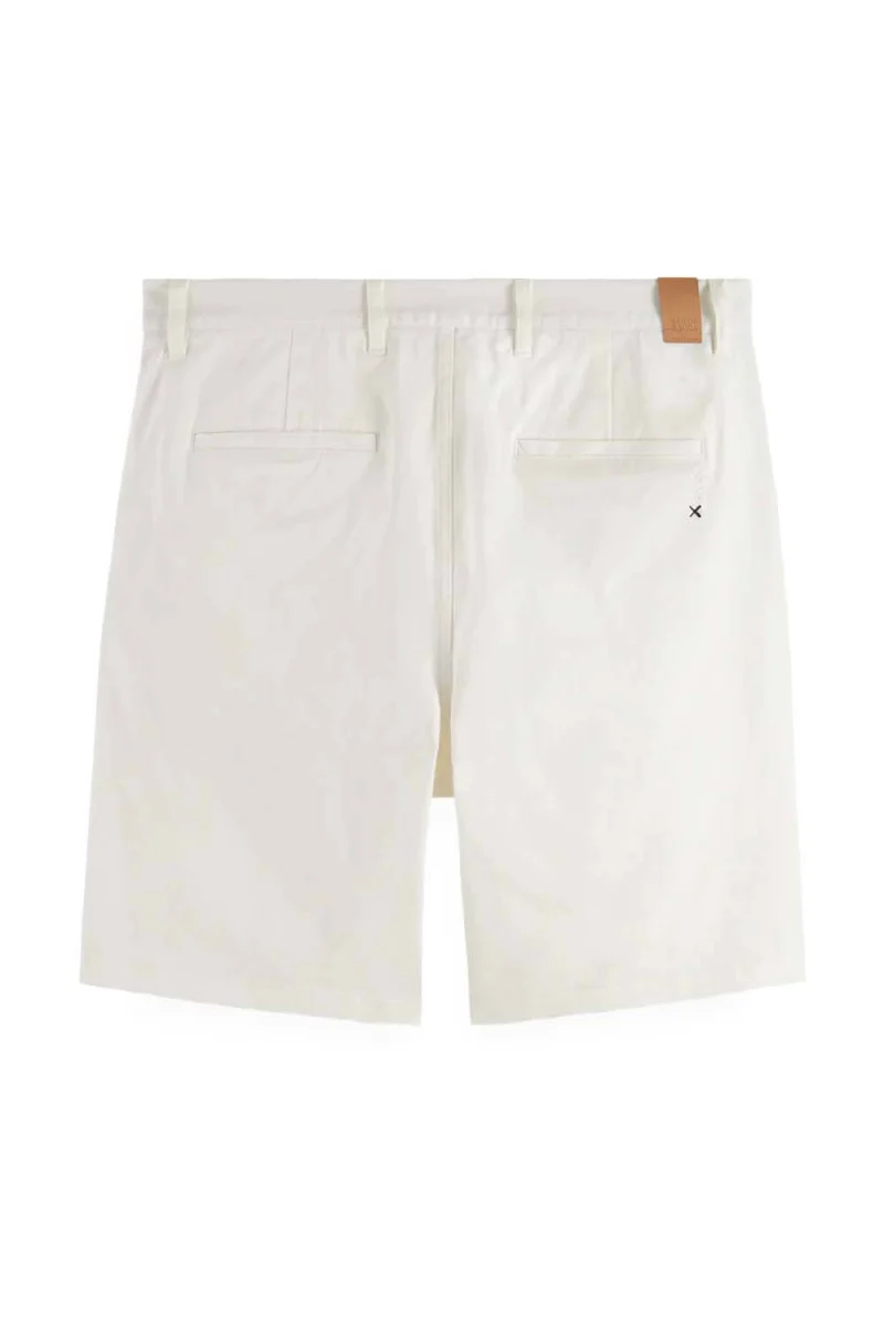 Бермуда Stuart Blend Twill 179182 SC100 off white — снимка 2