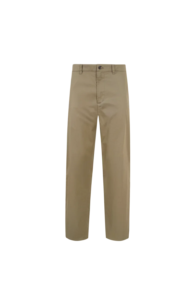 Burberry Brown Cotton Trousers