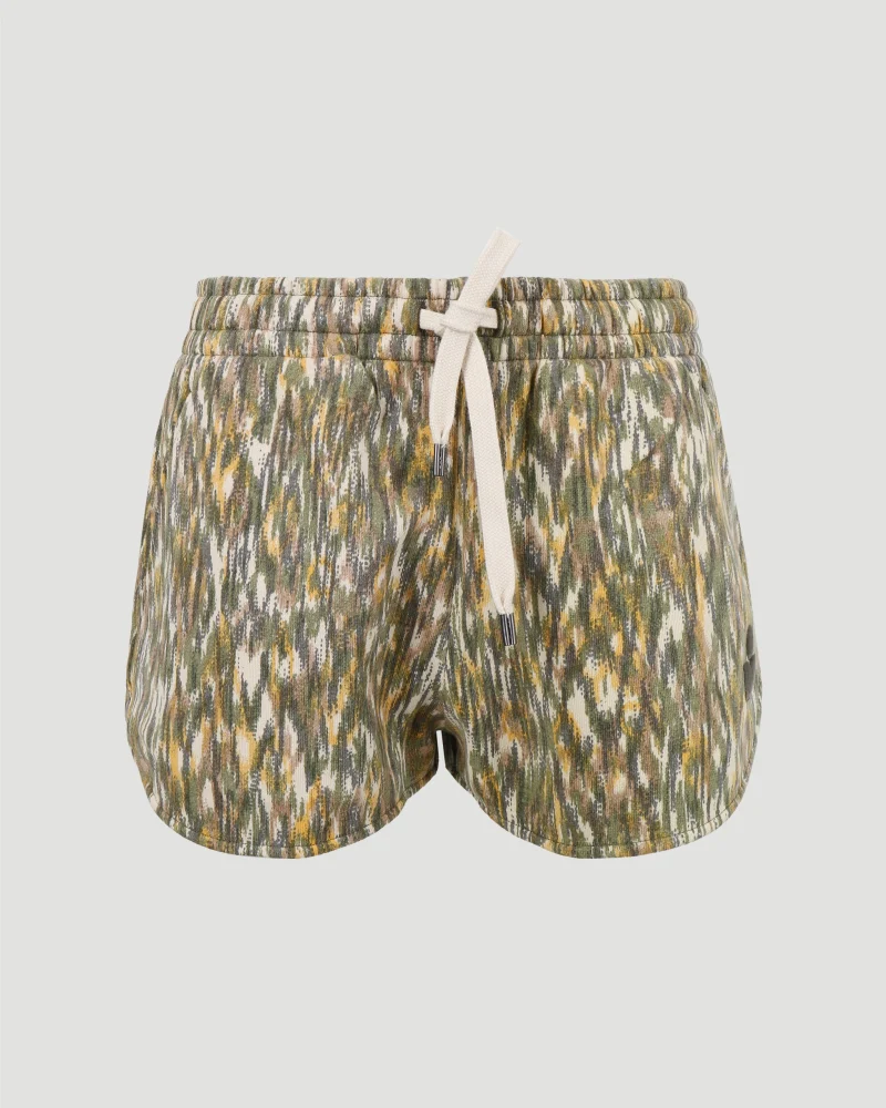 Mifikiae Logo Shorts in Khaki