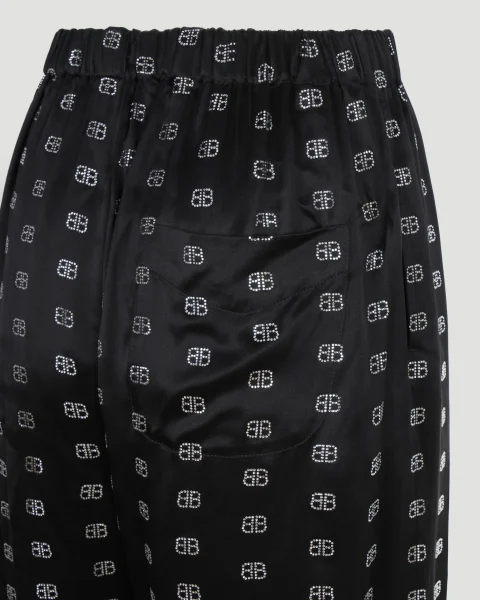 Rhinestone-Embellished Pyjama Pants — снимка 4