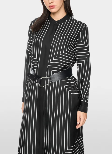 Миди рокля с коприна Marc Cain Collections — снимка 2