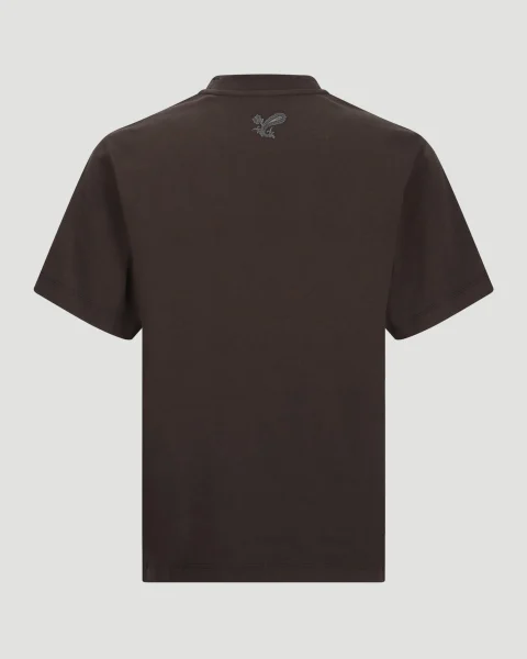 Paisley Logo Cotton T-Shirt in Shadow — снимка 2