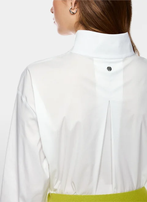 Риза с висока яка Marc Cain Collections — снимка 4