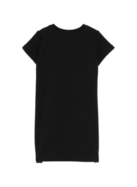 Рокля с лого кристали Moschino Kids — снимка 3