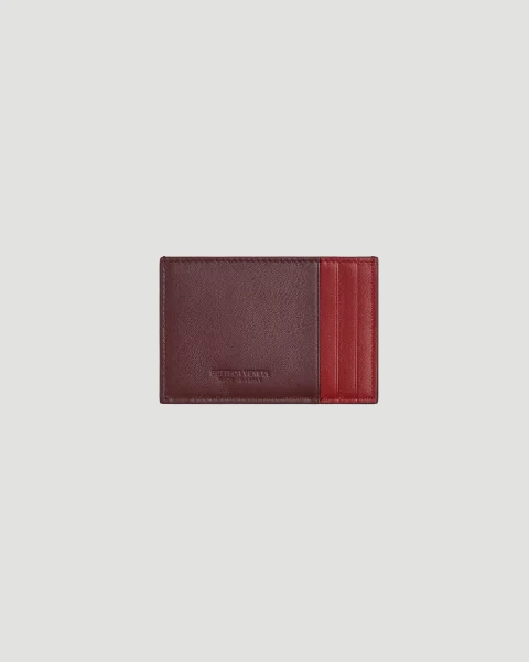 Cassette Credit Card Case in Madder Brown & Rosewood — снимка 2