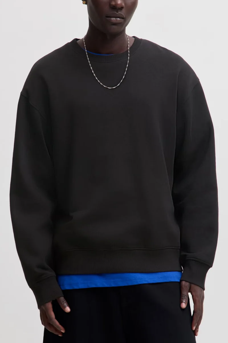 Суичър Jjeace 12300670 C-N10 black — снимка 2