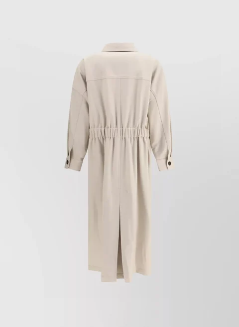 Палто от вълна 'Timelessly elegant' Brunello Cucinelli — снимка 2