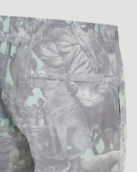 Swim Shorts with Hubert Objects Print — снимка 3