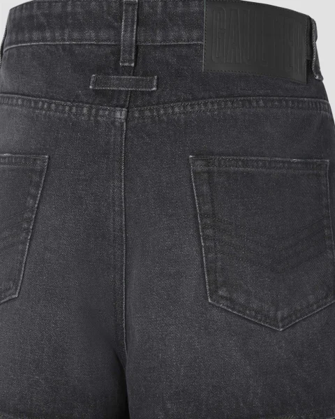 The Black Cut-Out Jeans — снимка 3