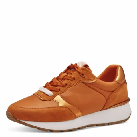 Дамски Сникърс TAMARIS – 1-23754-42-606 ORANGE — снимка 2