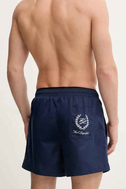 Бански Hotel Karl Crest Sh Boardshort B1M46009 2fm dark navy — снимка 2
