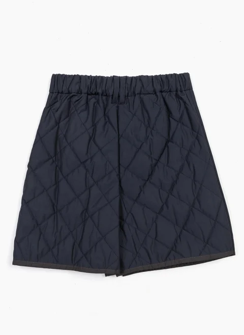 Пола-панталон с капитониран дизайн Brunello Cucinelli Kids 12 — снимка 2