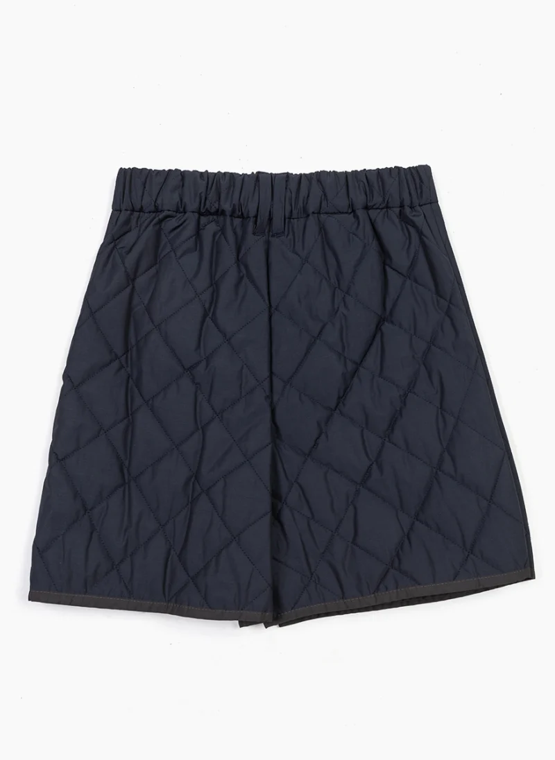 Пола-панталон с капитониран дизайн Brunello Cucinelli Kids 12 — снимка 2