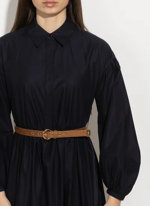 Рокля-риза с колан Max Mara Studio Mstmarmo — снимка 5
