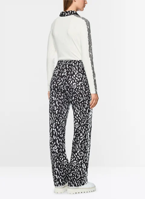 Полошърт с контрастни детайли Marc Cain Sports — снимка 3