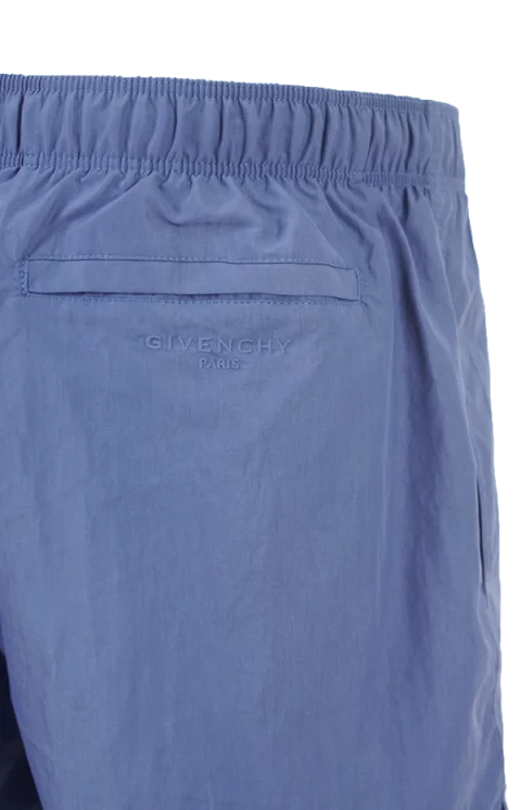 Swim Shorts with Givenchy Paris Embroidery in Blue — снимка 3