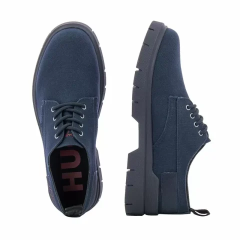 Мъжки Ежедневни HUGO – 50493168 RYAN_DERB_CV Dark Blue — снимка 5