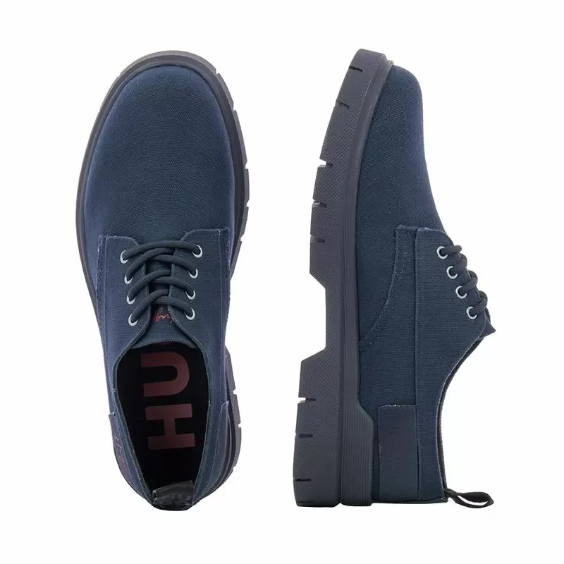 Мъжки Ежедневни HUGO – 50493168 RYAN_DERB_CV Dark Blue — снимка 5