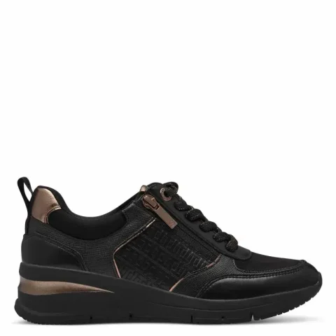 Дамски Сникърс TAMARIS – 1-23721-42-096 BLACK/COPPER