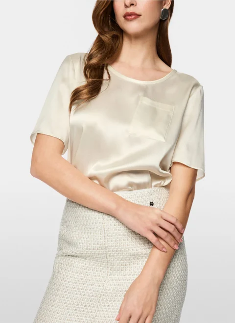 Блуза 'Material mix' Marc Cain Collections — снимка 8