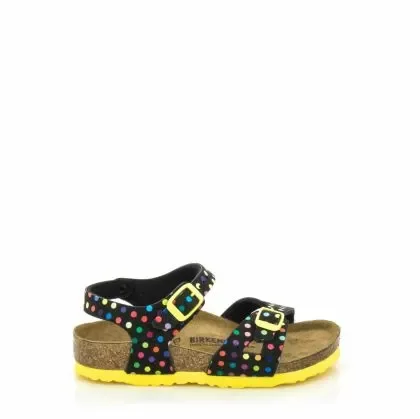 Детски сандали момиче BIRKENSTOCK – 1021673 RIO DIGITAL DOTS BLACK