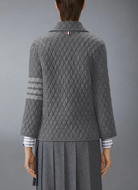 Яке от вълна с '4-bar' детайл Thom Browne — снимка 3