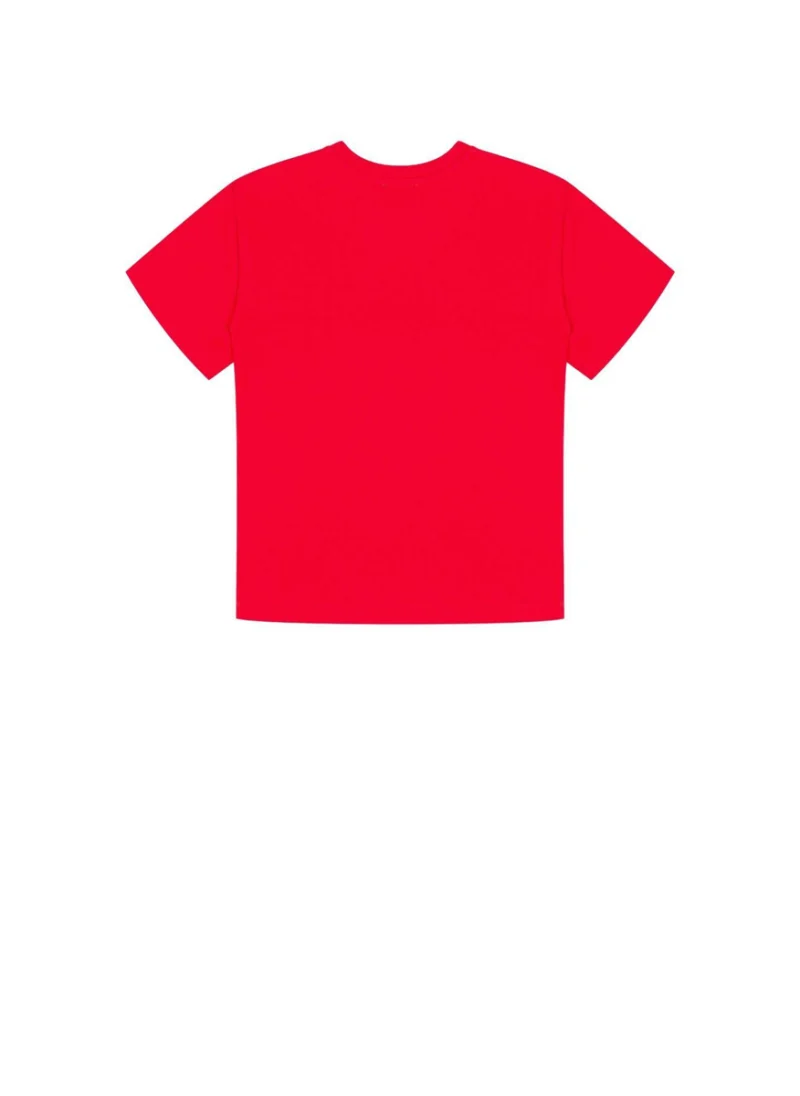 Тишърт с принт 'Teddy bear' Moschino Kids — снимка 2
