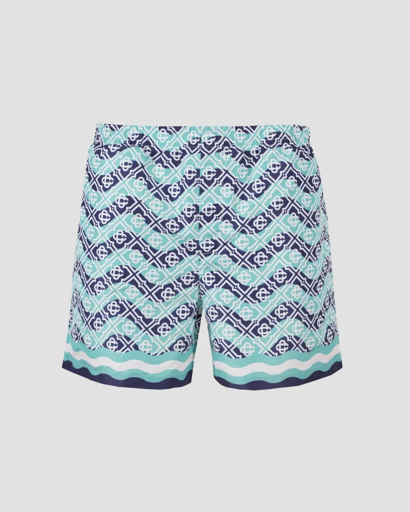 Swim Shorts in Monogram Wave