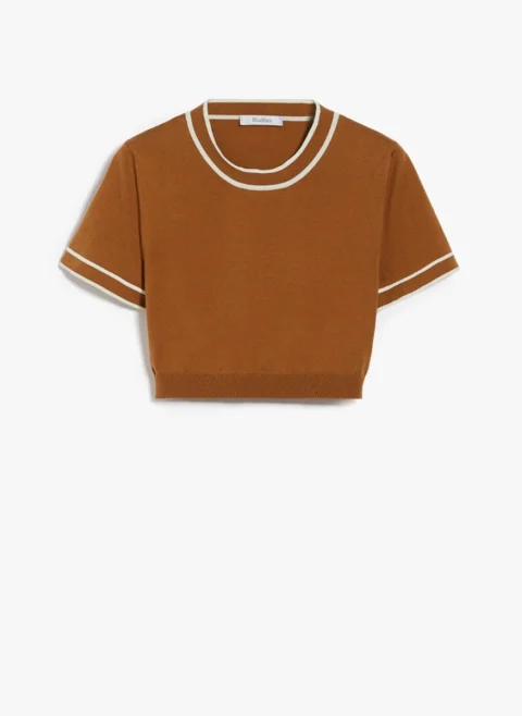Топ от фино плетиво Max Mara Uscio — снимка 8