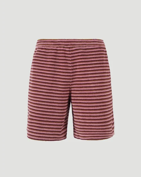 Layered Striped Shorts