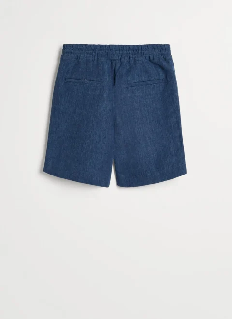 Бермуди от лен Brunello Cucinelli Kids 8-10 — снимка 3