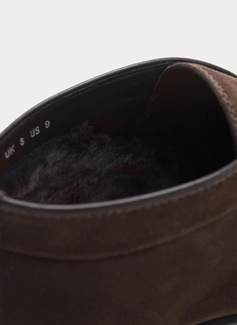 Велурени боти 'Timeless style' Santoni — снимка 3