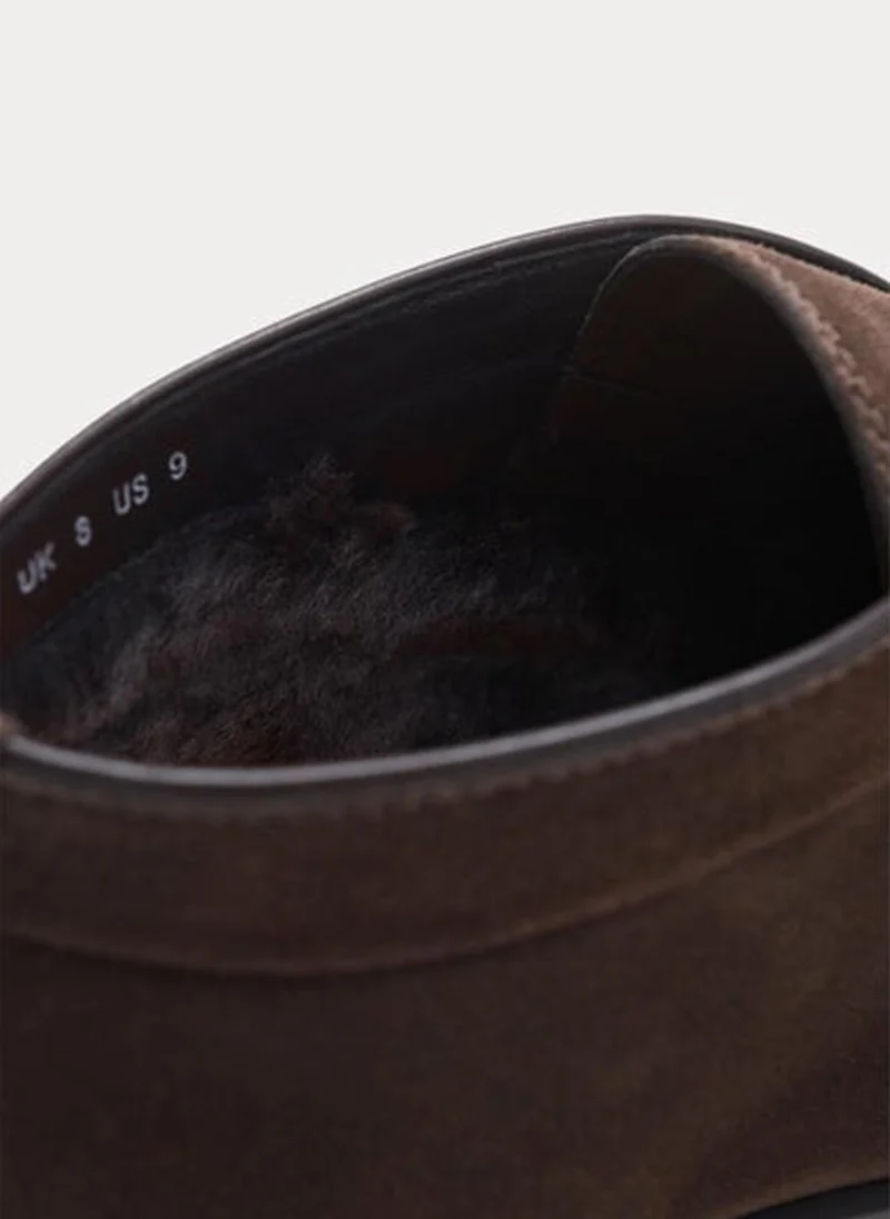 Велурени боти 'Timeless style' Santoni — снимка 3
