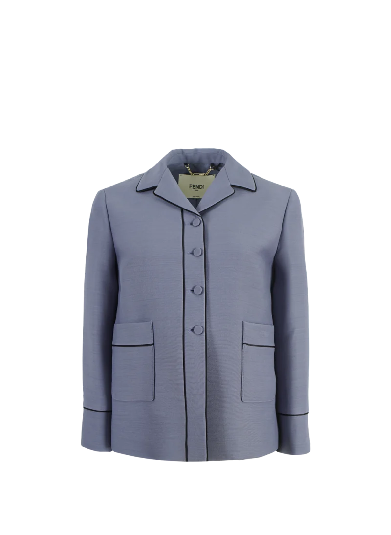 Piped Blouson Jacket