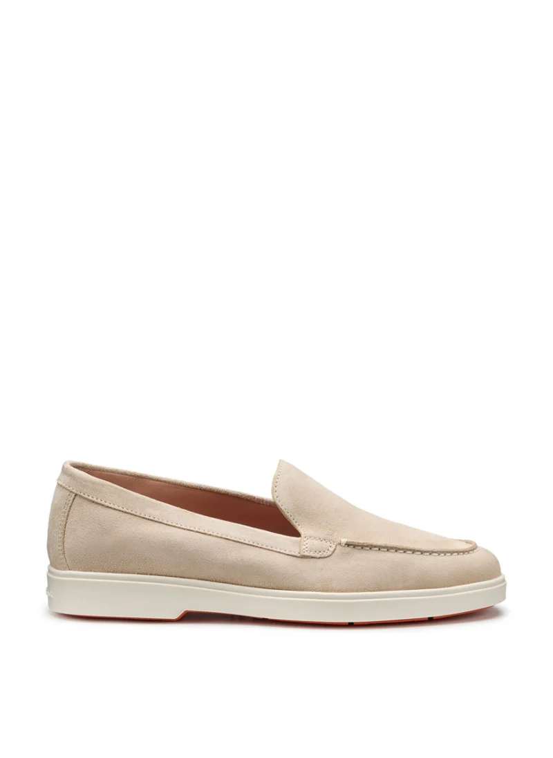Велурени мокасини Santoni