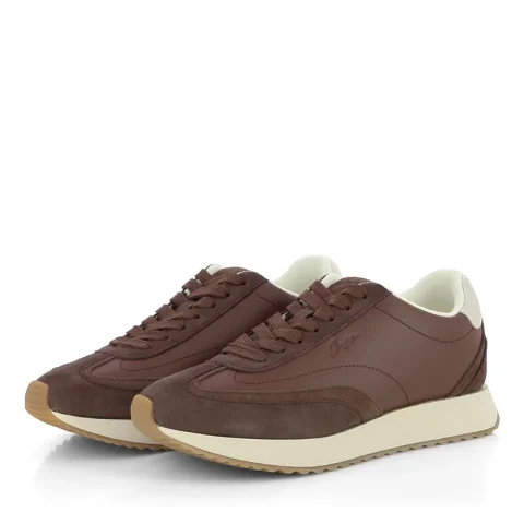 Дамски Сникърс BOSS – 50573868 MARLENY RUNN MEDIUM BROWN — снимка 3