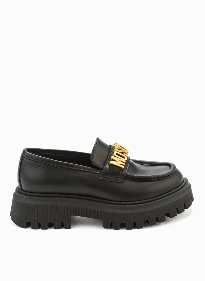 Мокасини с метален детайл Moschino Kids