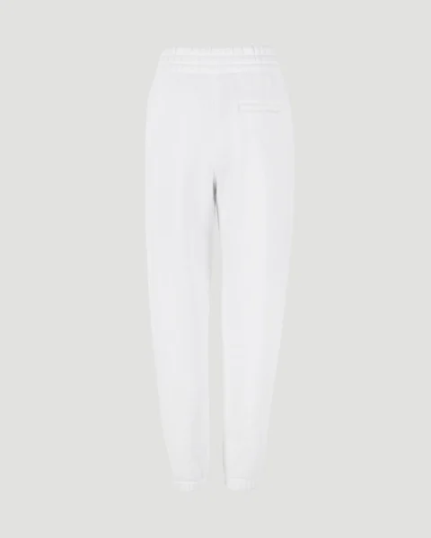 Stacked Logo Sweatpants in White — снимка 3