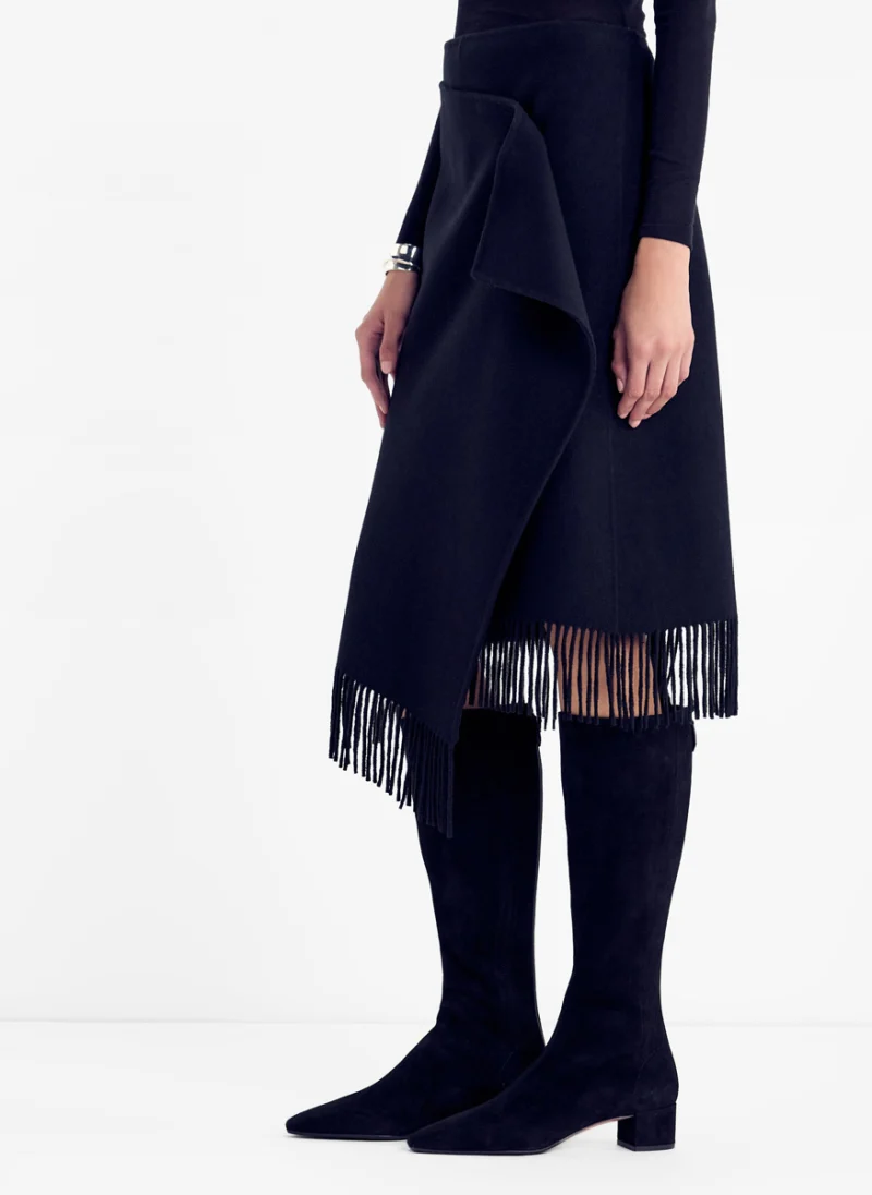 Велурени ботуши 'Saint Honore' Aquazzura — снимка 5