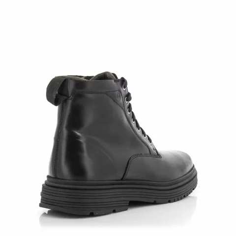 Мъжки Ежедневни Боти CLARKS – 26183262 BADBURY HI WP BLACK LEA — снимка 3