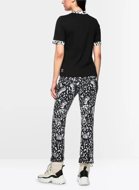 Тишърт с 'leopard' мотив Marc Cain Sports — снимка 8