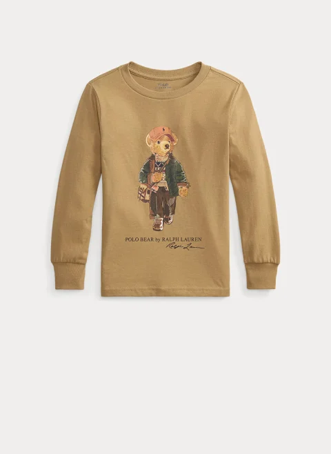 Блуза с принт 'Polo Bear' Ralph Lauren Kids 2-7 — снимка 4